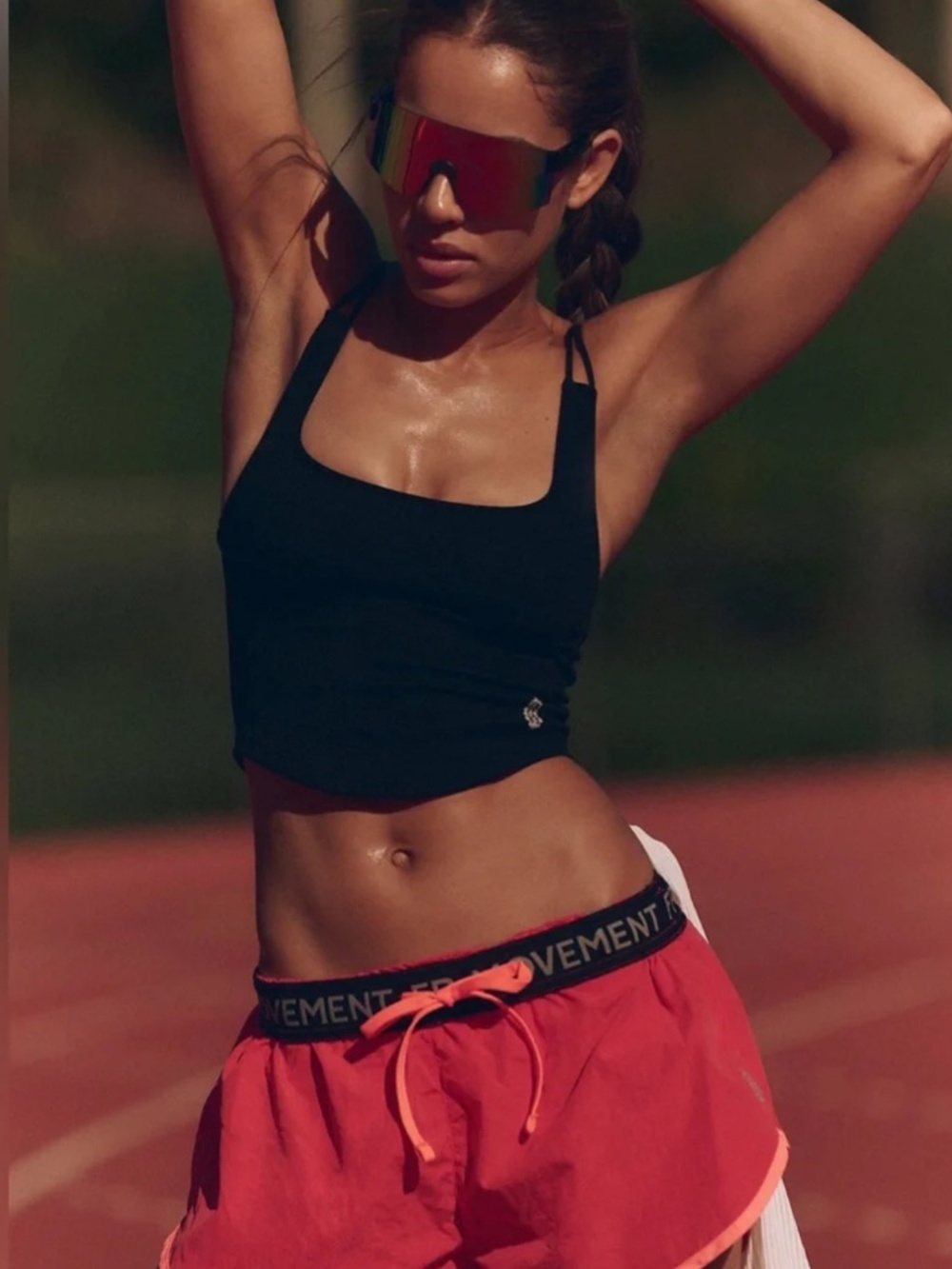 free people movement grapefruit now or never run shorts